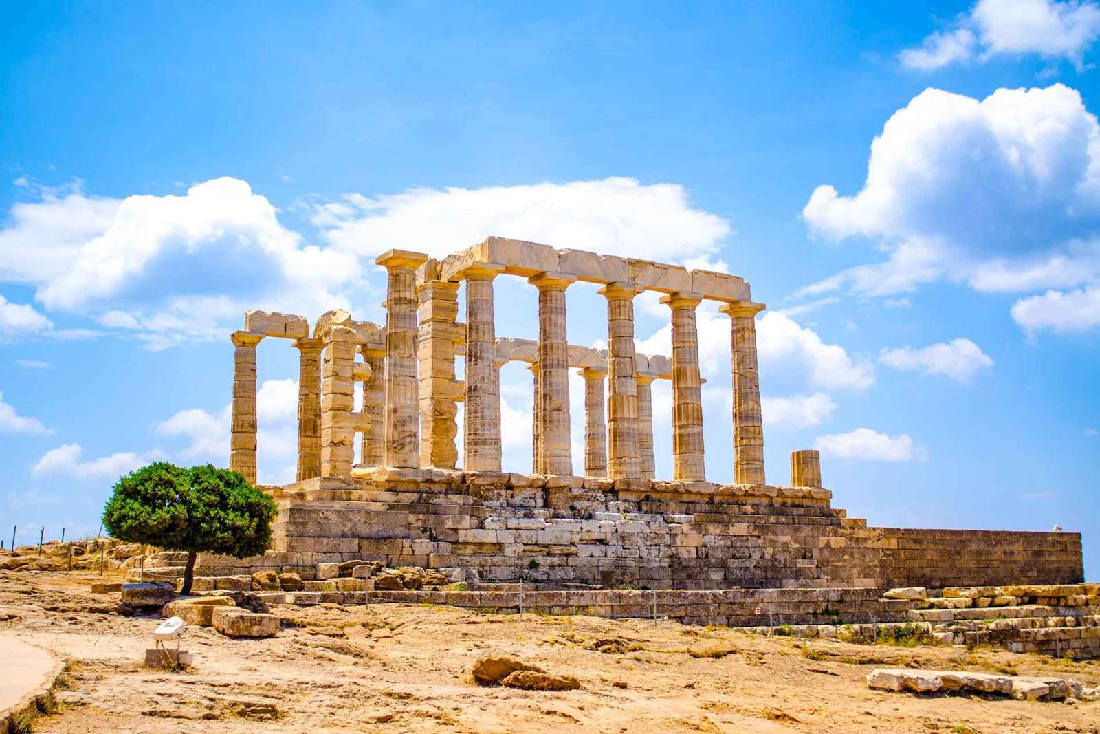 Au départ d'Athènes : Visite guidée du Temple de Poséidon et du Cap Sounion