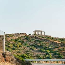 Athènes : Découvrez le cap Sounion et le temple de Poséidon au coucher du soleil