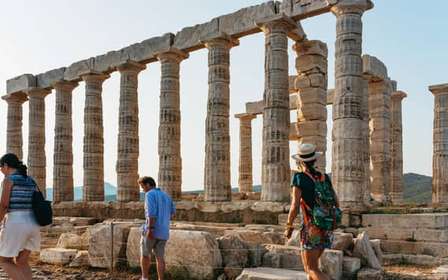 Athènes : Découvrez le cap Sounion et le temple de Poséidon au coucher du soleil