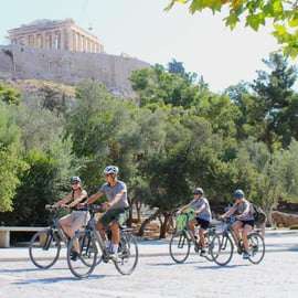 Athènes : Visite guidée de la vieille ville en E-Bike