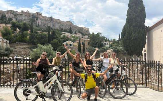 Athènes historique : visite en vélo électrique en petit groupe