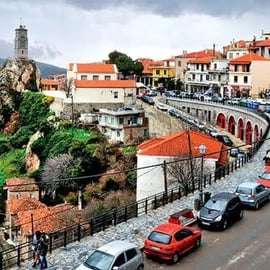 Au départ d'Athènes : excursion d'une journée à Delphes-Arachova en petit groupe avec billets
