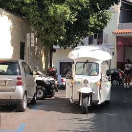 Athènes : Visite privée de 3 heures de la ville en tuk tuk écologique