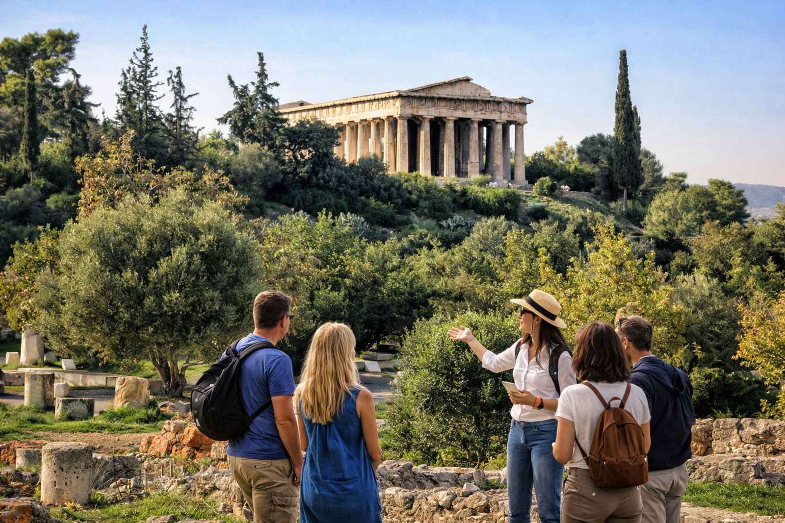 Agora antique d'Athènes : visite guidée et billet coupe-file