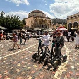 Visite de l'Athènes antique en quad électrique