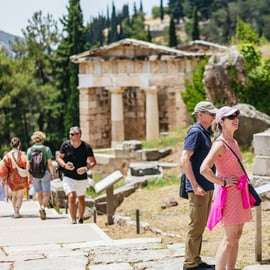 Au départ d'Athènes : Visite guidée de 2 jours à Delphes et aux Météores