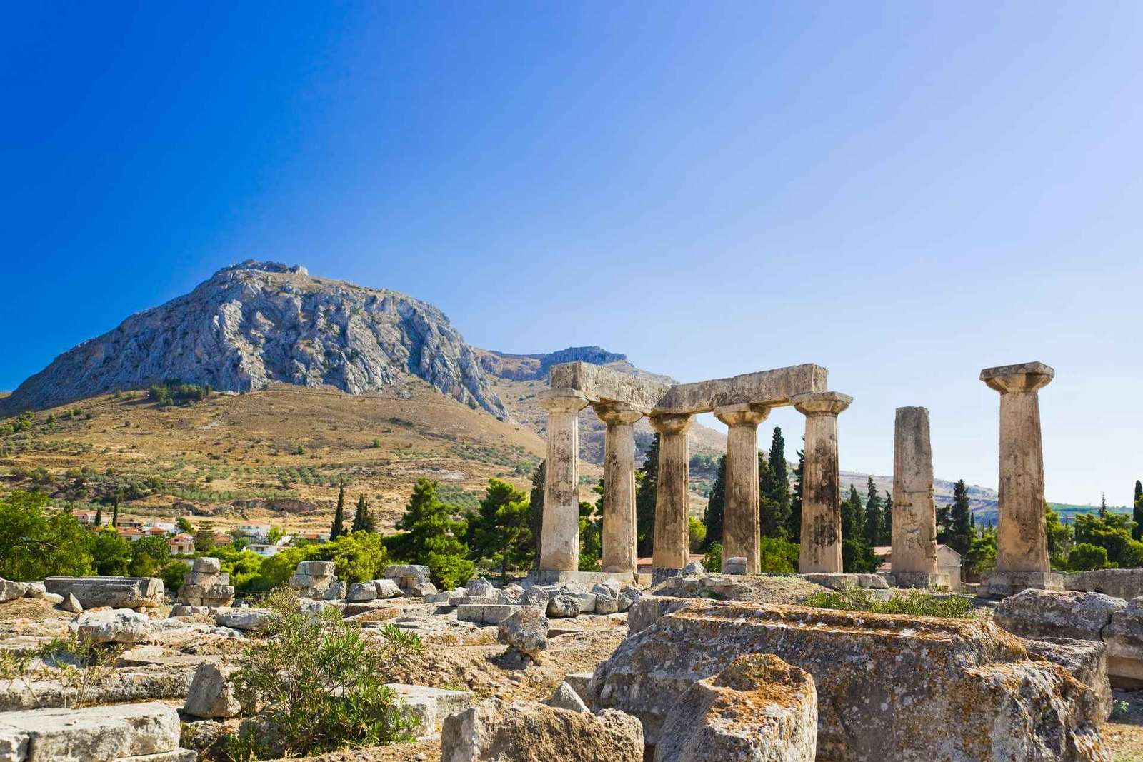 Depuis Athènes : Excursion à l'ancienne Corinthe avec canal et guide VR