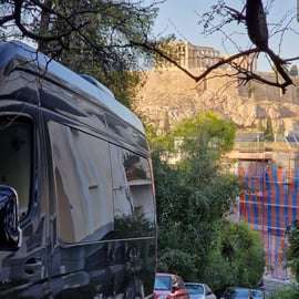 Transfert de l'aéroport d'Athènes à la ville d'Athènes en minibus et en fourgonnette