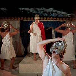 Athènes : Représentation théâtrale de la Grèce antique