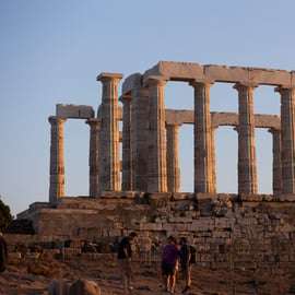 Athènes : Excursion au coucher du soleil au Cap Sounion et au Temple de Poséidon
