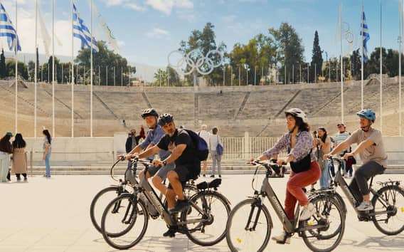 Athènes : Visite guidée de la vieille ville en E-Bike