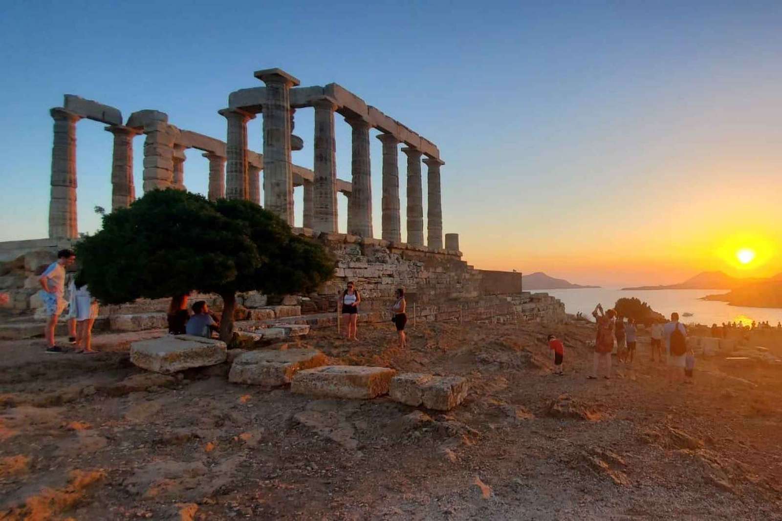 Athènes : Cap Sounio et Temple de Poséidon avec audioguide