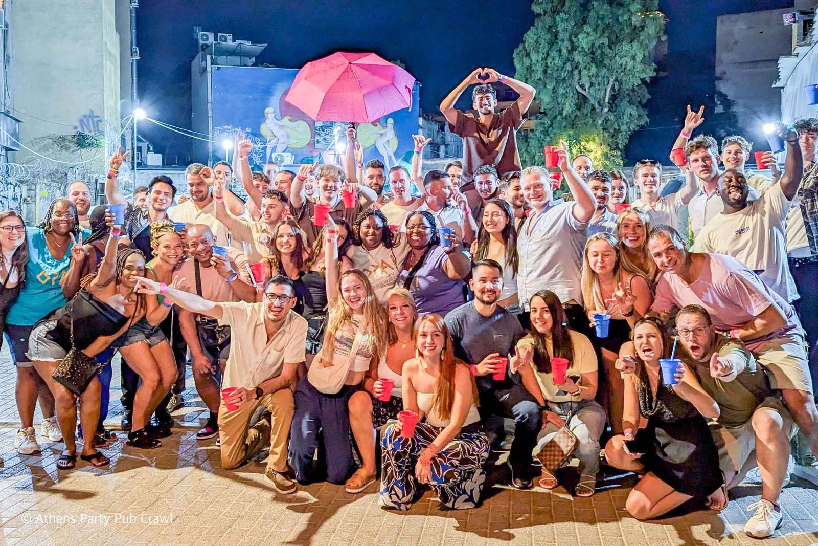 Athens Party Pub Crawl avec boissons illimitées et accès aux clubs