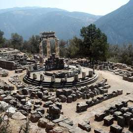 Au départ d'Athènes : excursion d'une journée à Delphes-Arachova en petit groupe avec billets