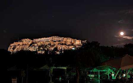 Athènes la nuit : visite à pied et dîner