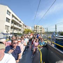 Athènes, le Pirée et la côte : Bus à arrêts multiples multiples (Blue Hop-On Hop-Off Bus)