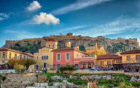 Depuis le port du Pirée : visite de la ville d'Athènes avec l'Acropole et Plaka