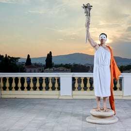 Athènes : Représentation théâtrale de la Grèce antique