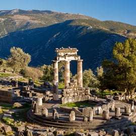 Delphes, visite privée d'une journée des Thermopyles au départ d'Athènes