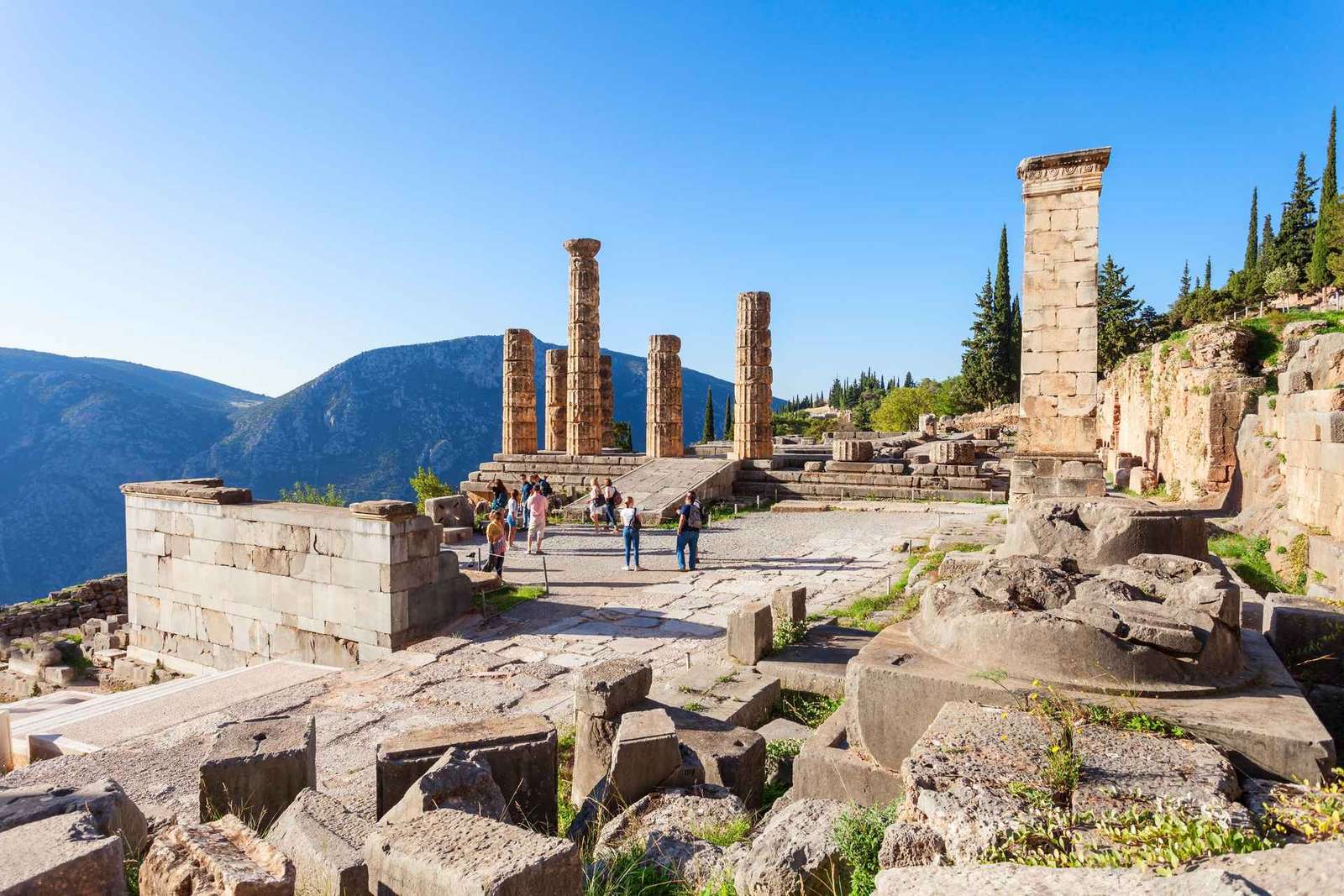 Au départ d'Athènes : excursion d'une journée à Delphes avec un guide hispanophone