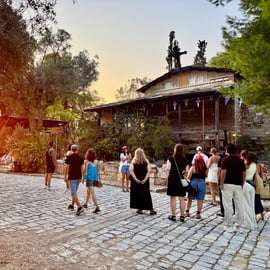 Athènes : visite guidée de l'Acropole au coucher du soleil et promenade sur la colline de la Démocratie