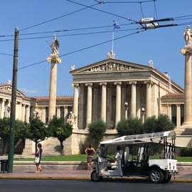 Athènes : Visite privée de 3 heures de la ville en tuk tuk écologique
