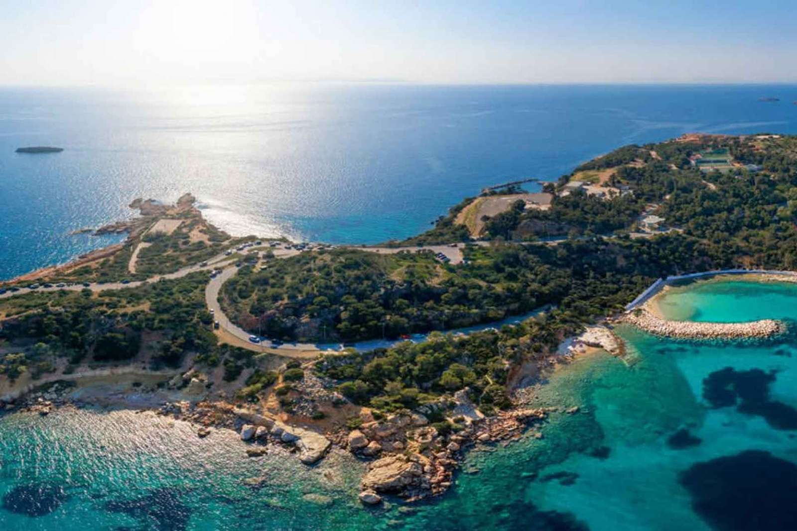 Athens:Riviera Escape:Lake Vouliagmeni Swim&Local Bites Tour
