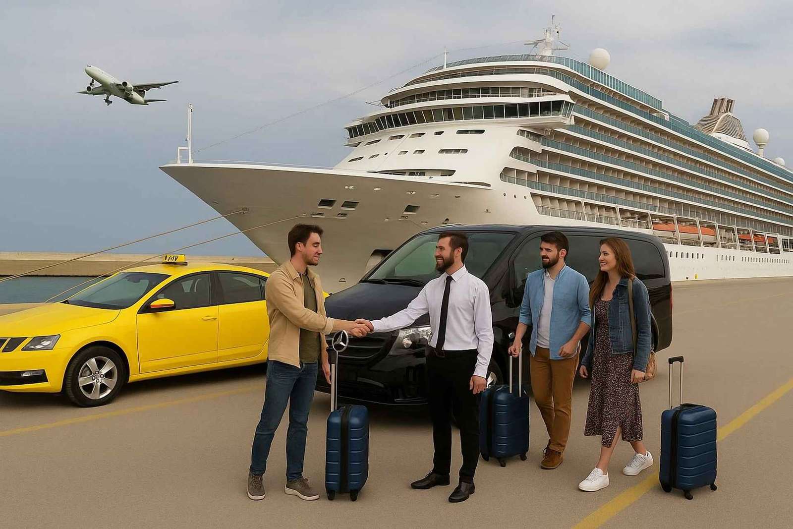 Transfert du port du Pirée vers/depuis le centre d'Athènes ou l'aéroport