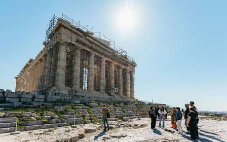 Athènes : Visite de l'Acropole au coucher du soleil avec billet coupe-file