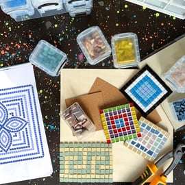 Athènes : atelier de mosaïque dans le quartier de Gazi