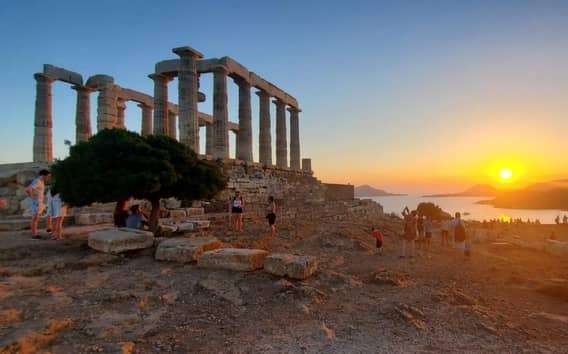 Athènes : Cap Sounio et Temple de Poséidon avec audioguide