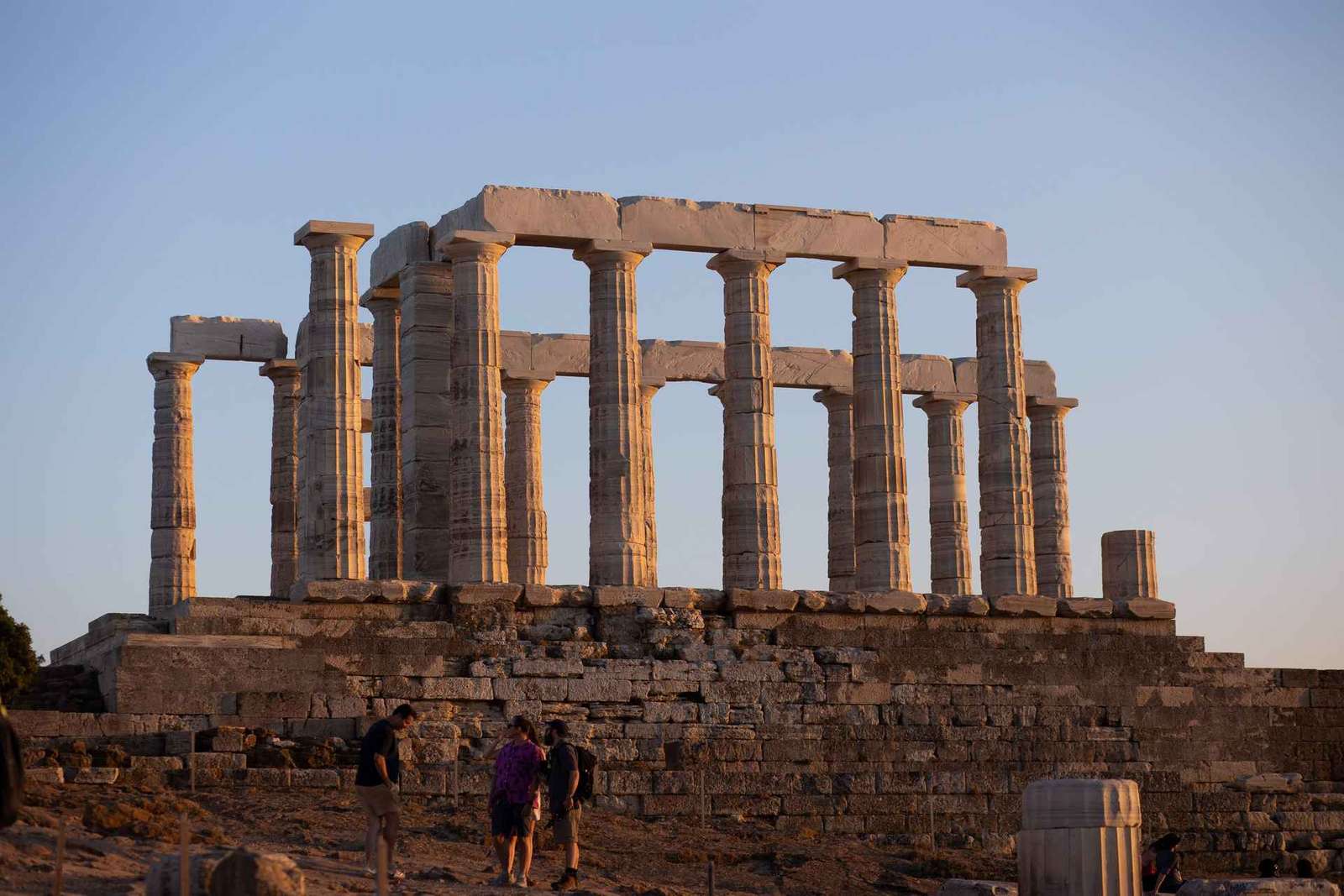 Athènes : Excursion au coucher du soleil au Cap Sounion et au Temple de Poséidon