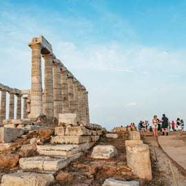 Au départ d'Athènes : Visite d'une demi-journée du Cap Sounion et du Temple de Poséidon