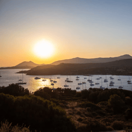 Au départ d'Athènes : Excursion au Cap Sounion au coucher du soleil