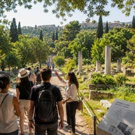 Agora antique d'Athènes : visite guidée et billet coupe-file