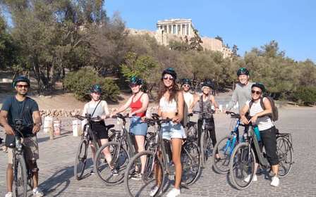 Athènes : Excursion en vélo électrique avec visite de l'Acropole et du Parthénon