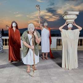 Athènes : Représentation théâtrale de la Grèce antique