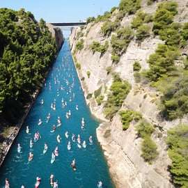 Depuis Athènes : Excursion à l'ancienne Corinthe avec canal et guide VR